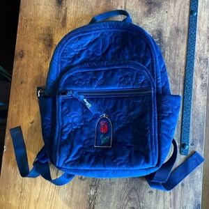 Vera Bradley Beauty and the Beast velvet mini small backpack